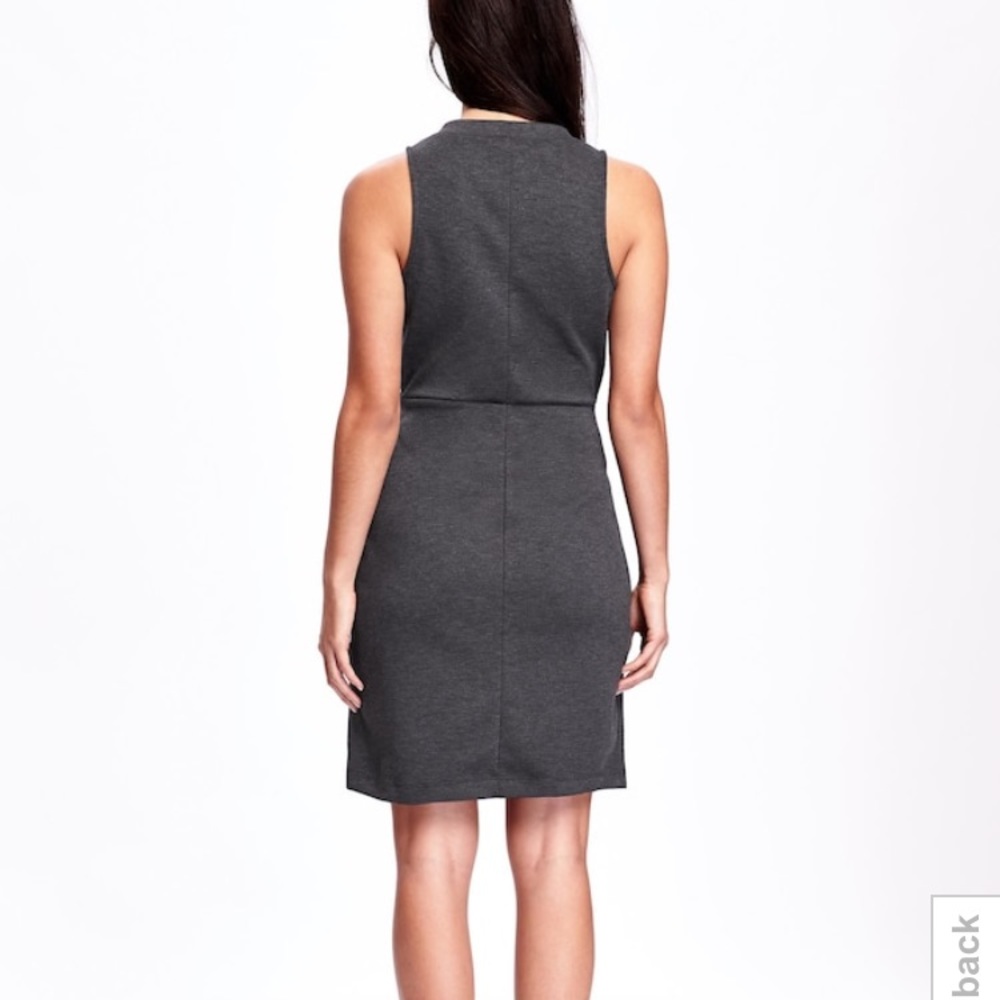 NWT Gray sleeveless sheath dress - Picture 2 of 4